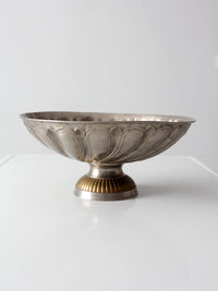 mid-20th century Hollywood Regency pedestal bowl