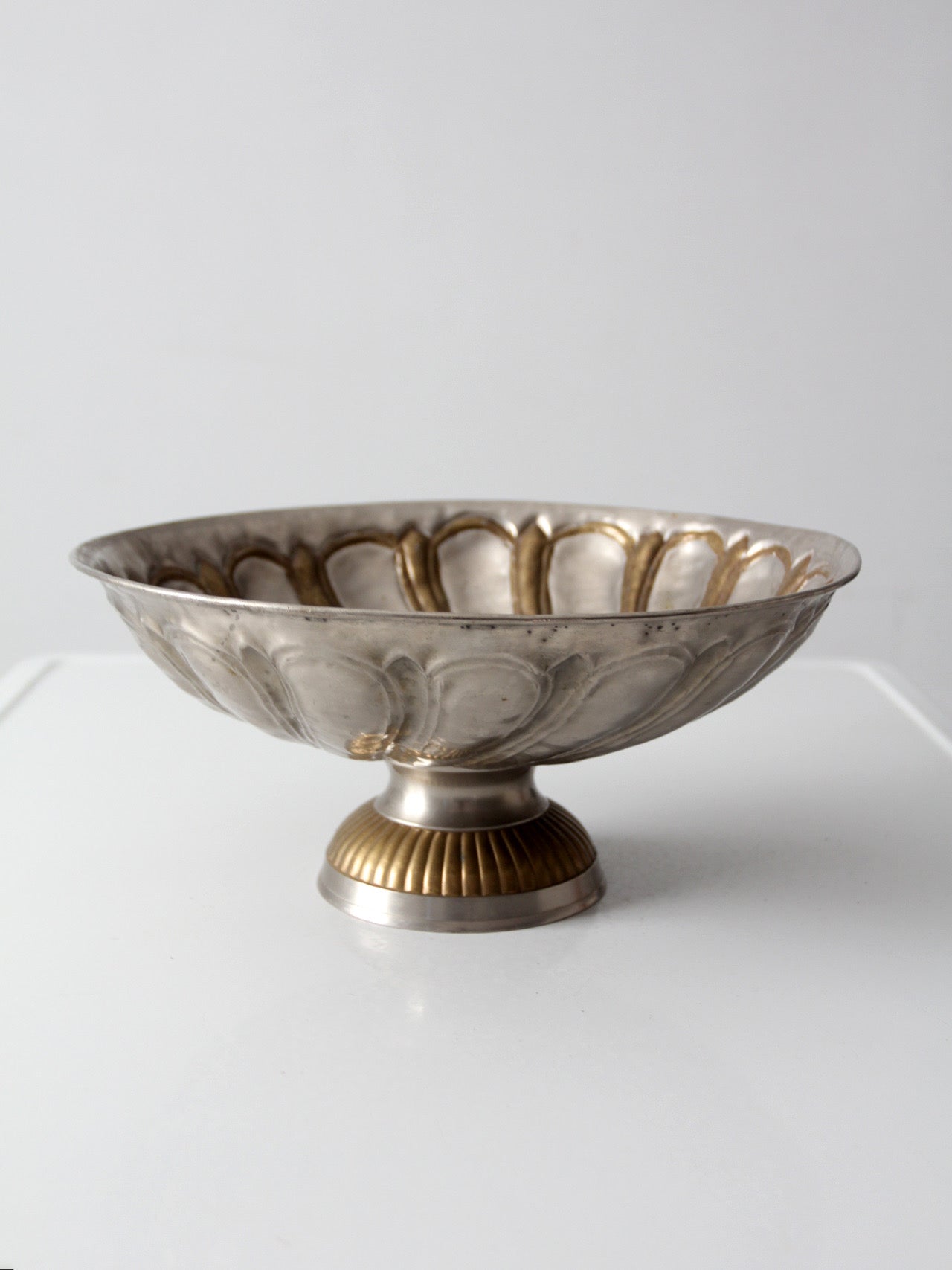 mid-20th century Hollywood Regency pedestal bowl