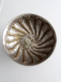 mid-20th century Hollywood Regency pedestal bowl
