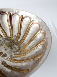 mid-20th century Hollywood Regency pedestal bowl