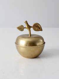 mid-century figurative brass box