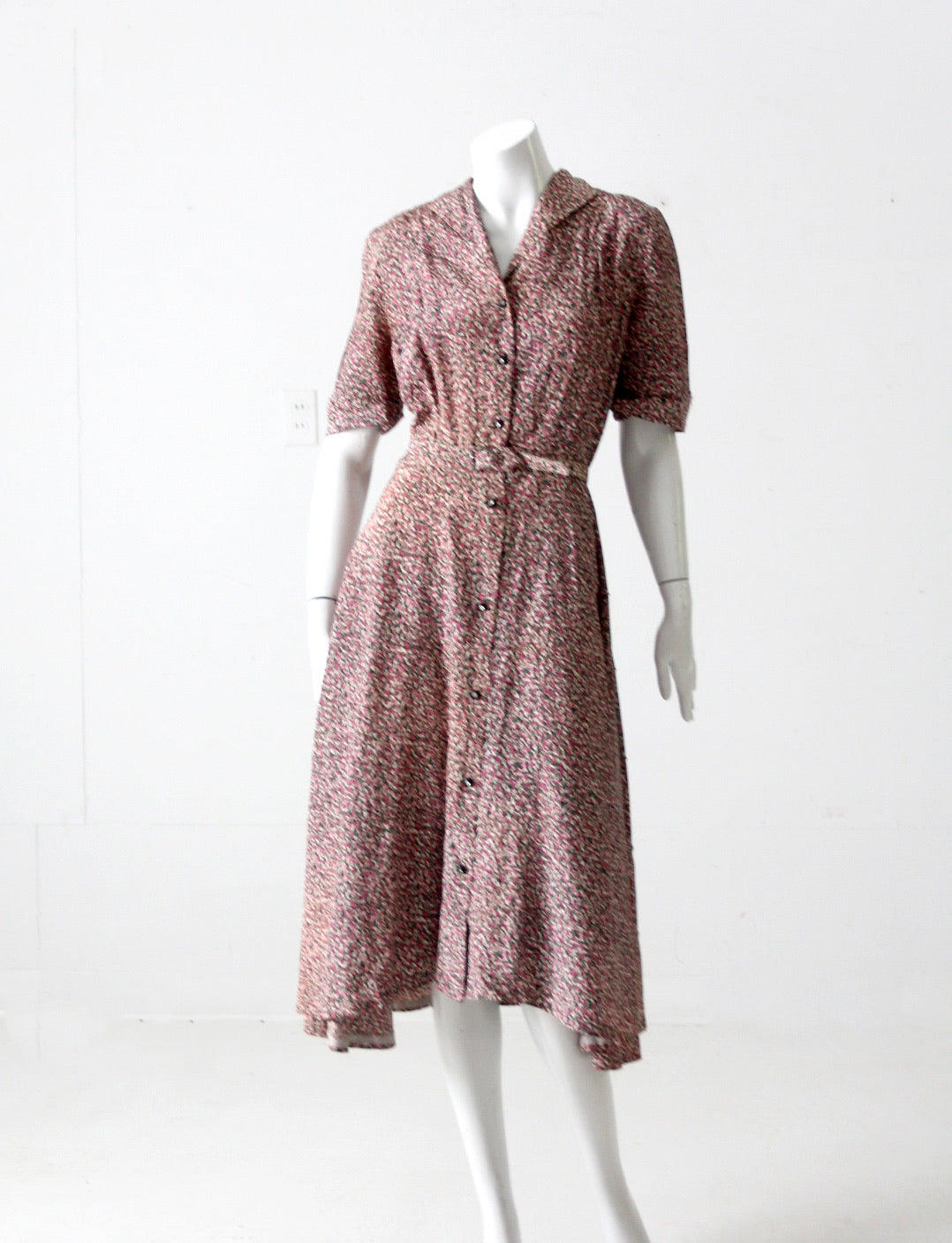 vintage 1940s taffeta dress vintage 1940s taffeta dress