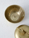 mid-century figurative brass box