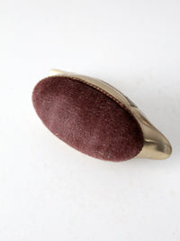 mid-century brass duck lint brush