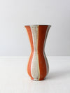 mid-century West German pottery vase