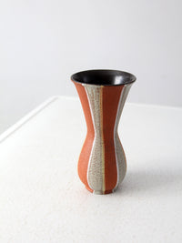 mid-century West German pottery vase