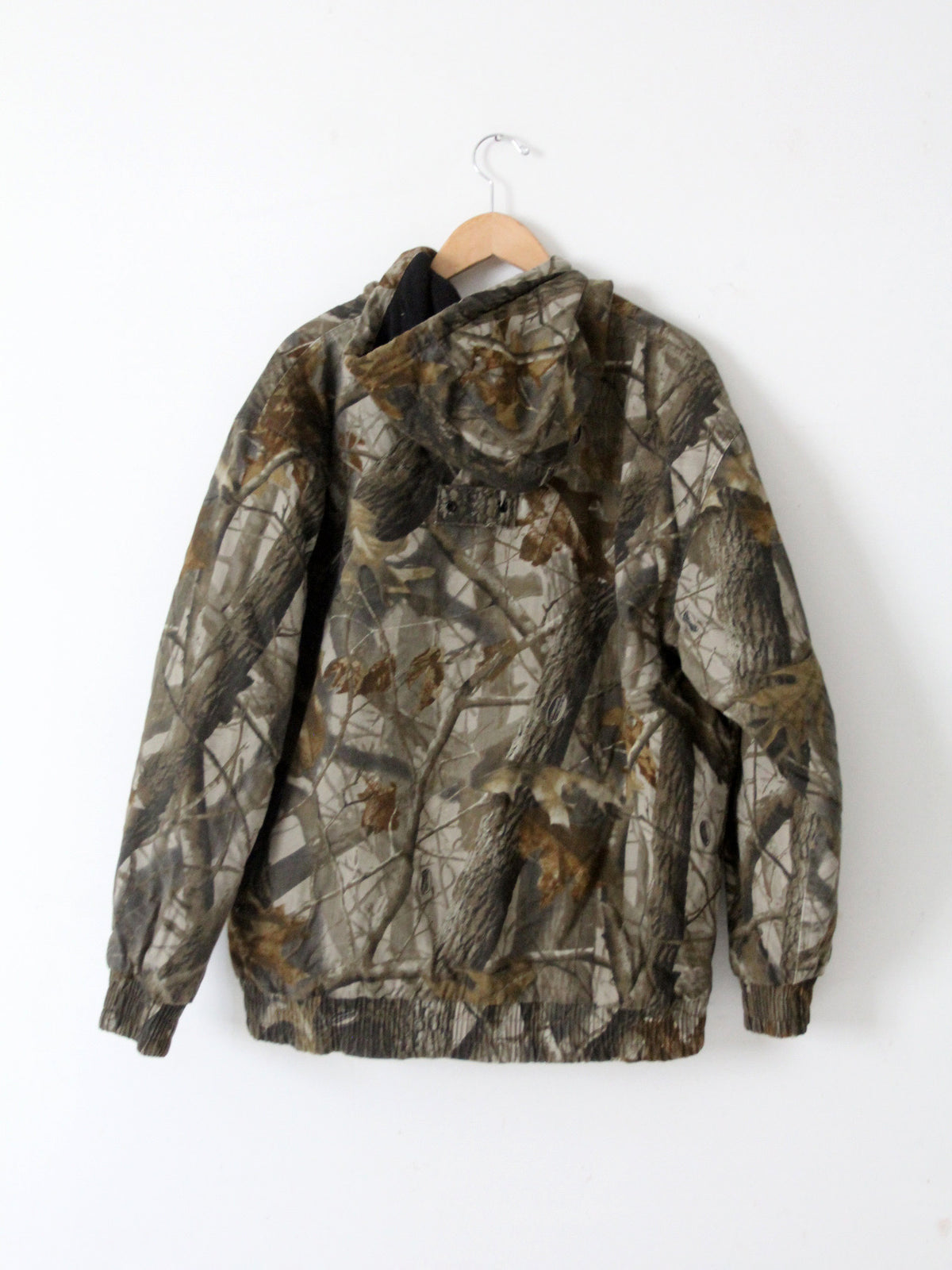 vintage Outfitters Ridge woodland camouflage hooded jacket | size large