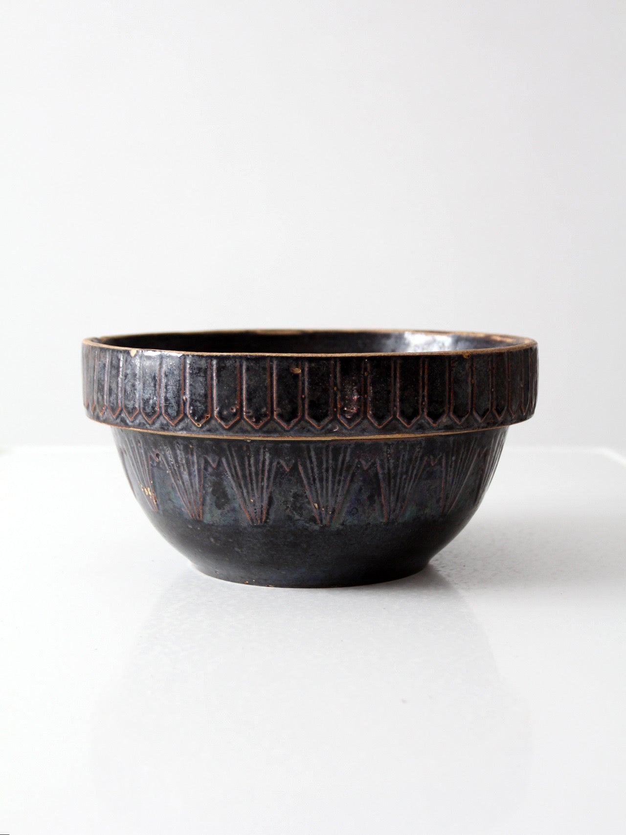 antique stoneware bowl