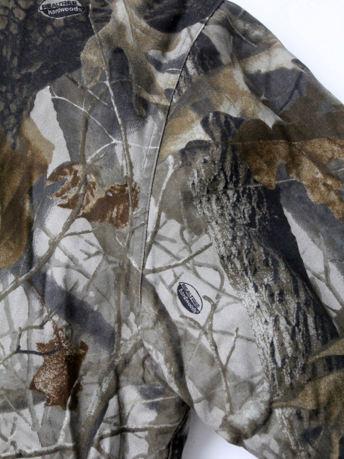 vintage Outfitters Ridge woodland camouflage hooded jacket | size large