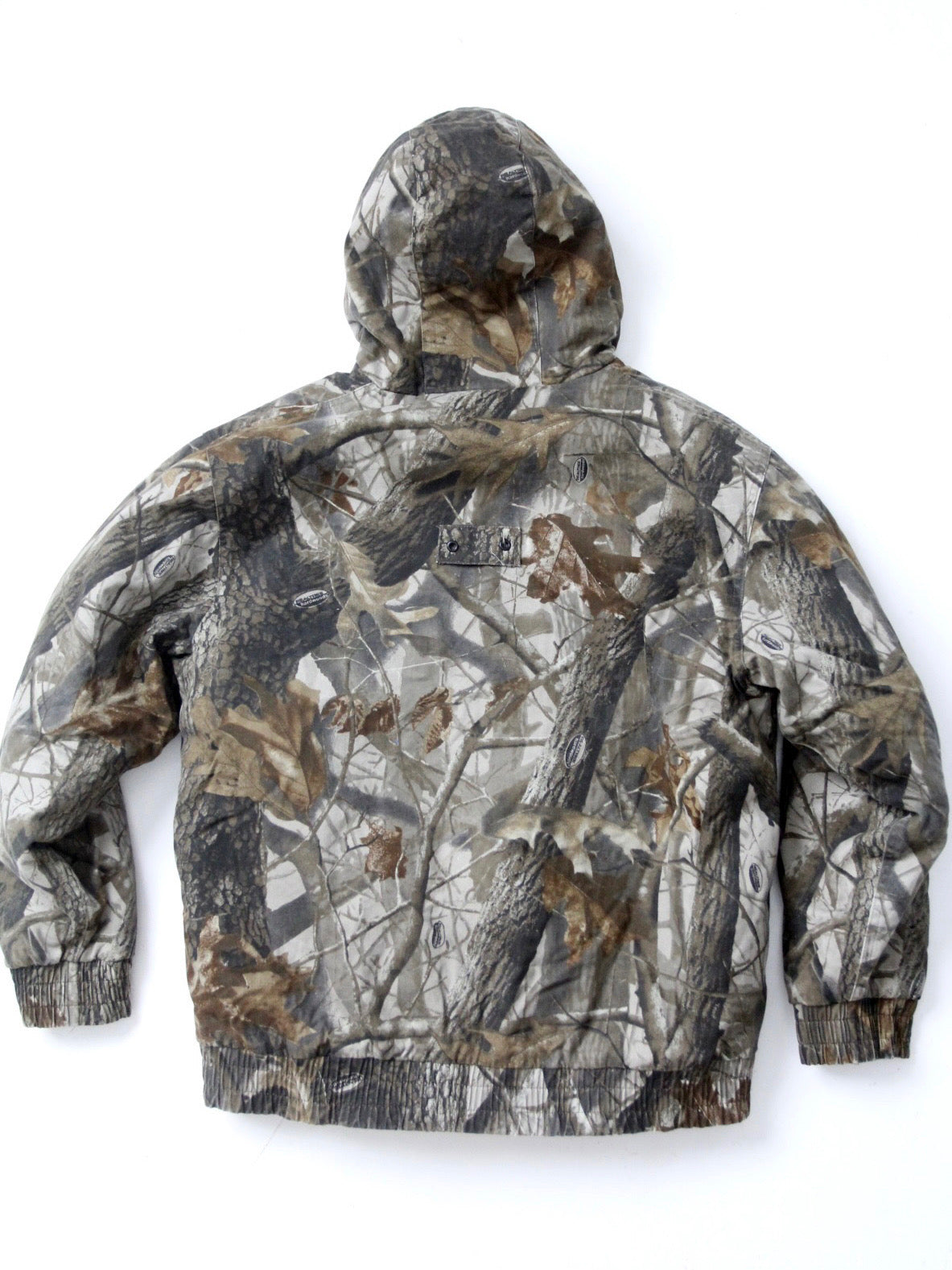 vintage Outfitters Ridge woodland camouflage hooded jacket | size large