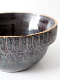antique stoneware bowl