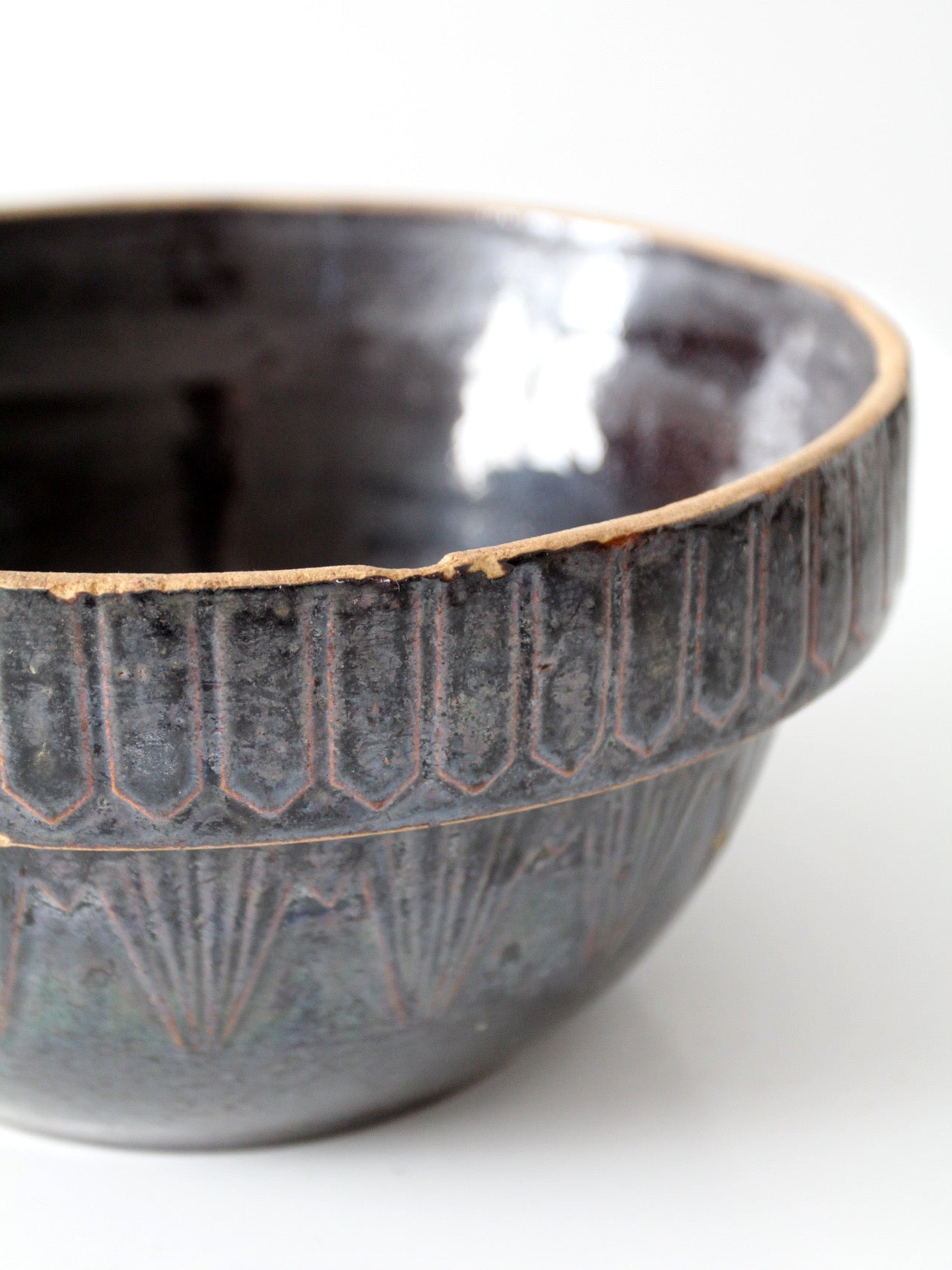 antique stoneware bowl