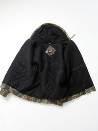 vintage Outfitters Ridge woodland camouflage hooded jacket | size large