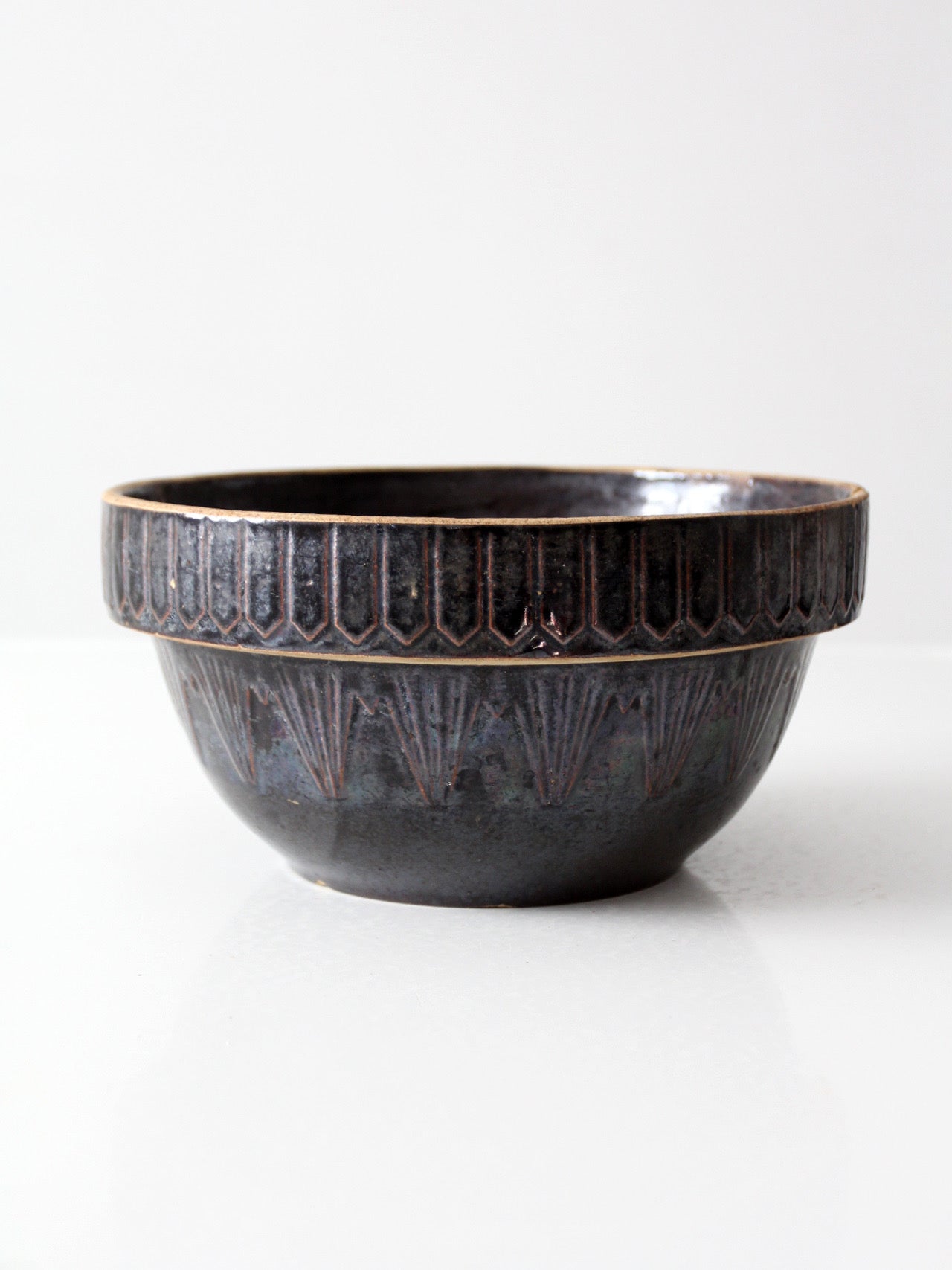 antique stoneware bowl