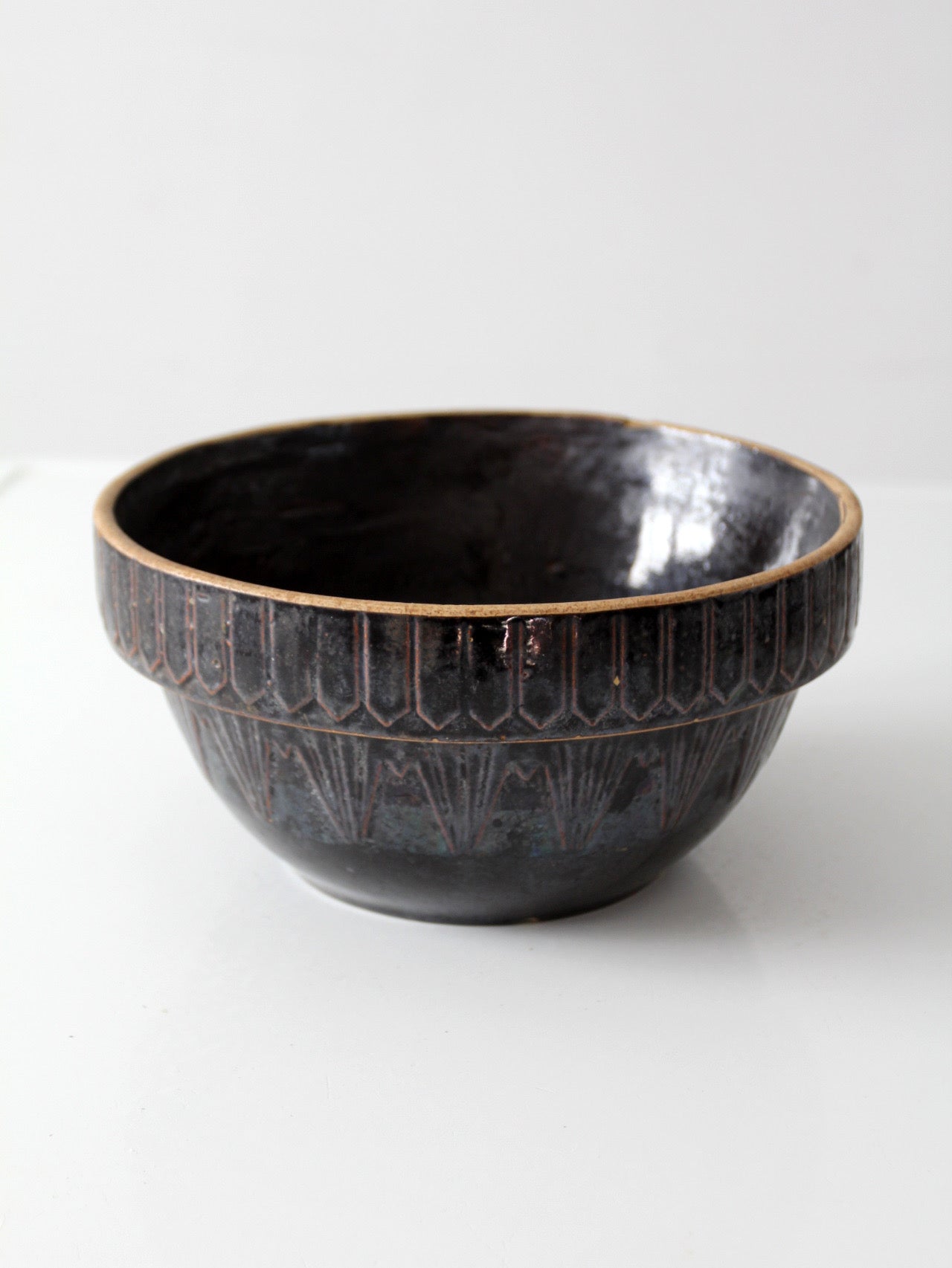 antique stoneware bowl