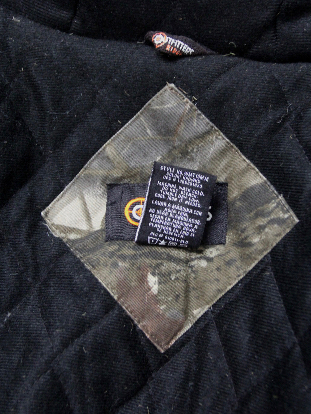 vintage Outfitters Ridge woodland camouflage hooded jacket | size large