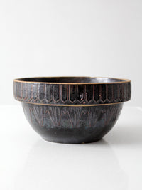 antique stoneware bowl