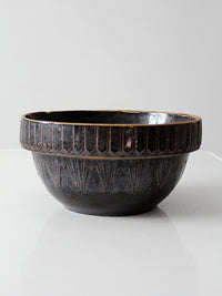 antique stoneware bowl