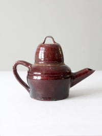 vintage studio pottery tea pot