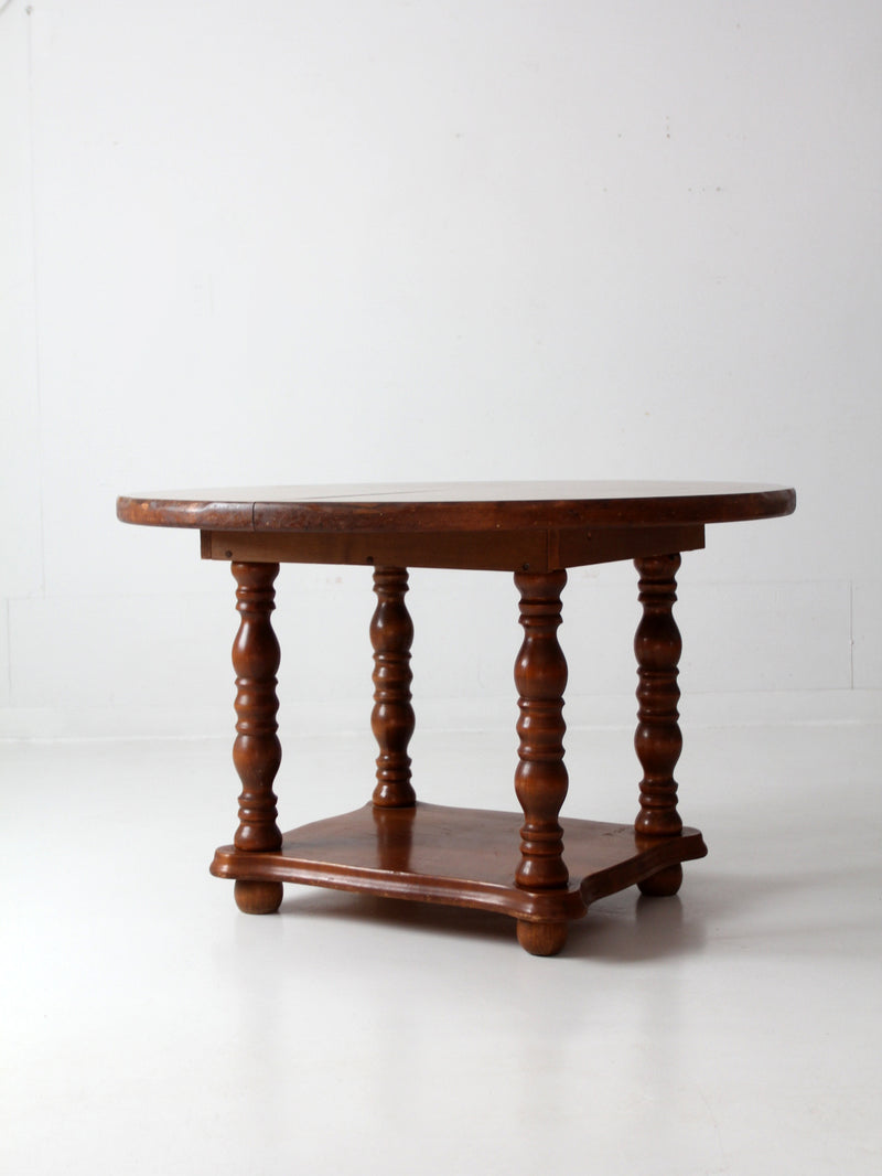 vintage lodge style dining table