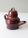 vintage studio pottery tea pot