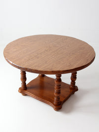 vintage lodge style dining table