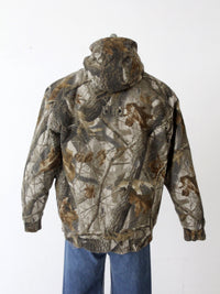 vintage Outfitters Ridge woodland camouflage hooded jacket | size large