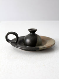 vintage Beaver Creek studio pottery candlestick holder