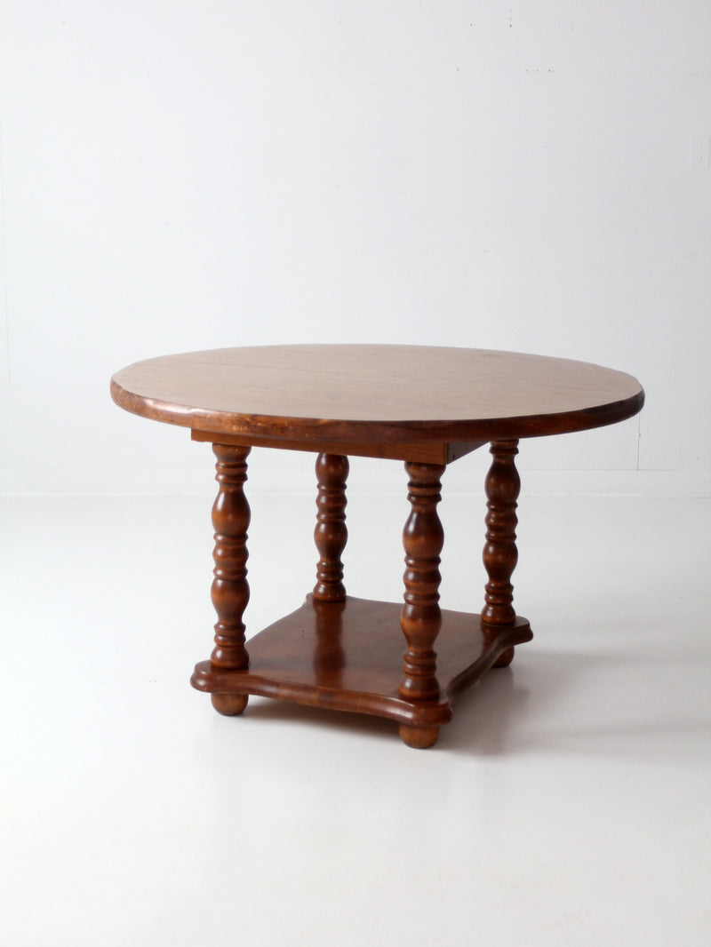 vintage lodge style dining table