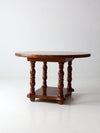 vintage lodge style dining table