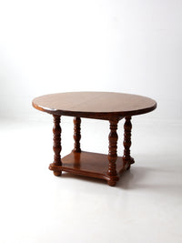 vintage lodge style dining table