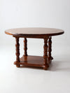 vintage lodge style dining table