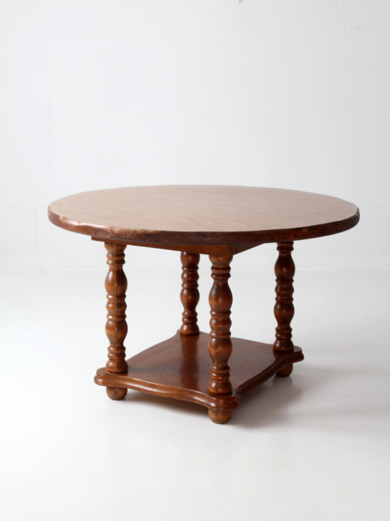 vintage lodge style dining table