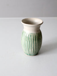 vintage studio pottery vase
