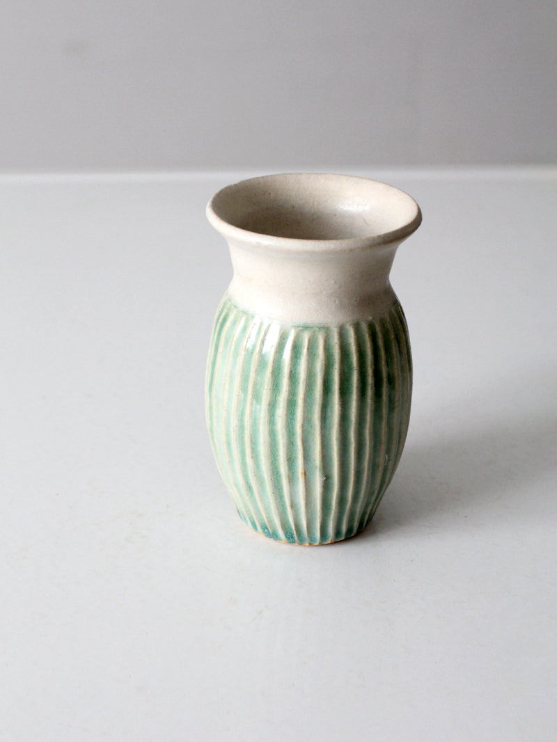 vintage studio pottery vase