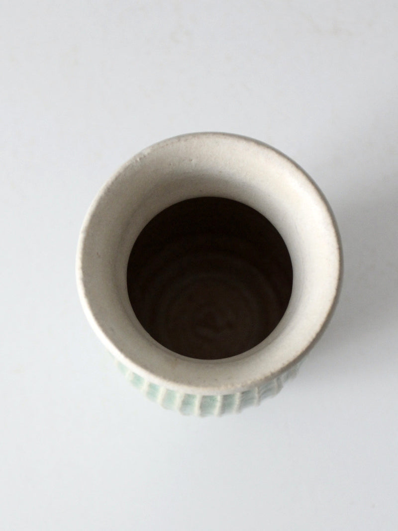 vintage studio pottery vase