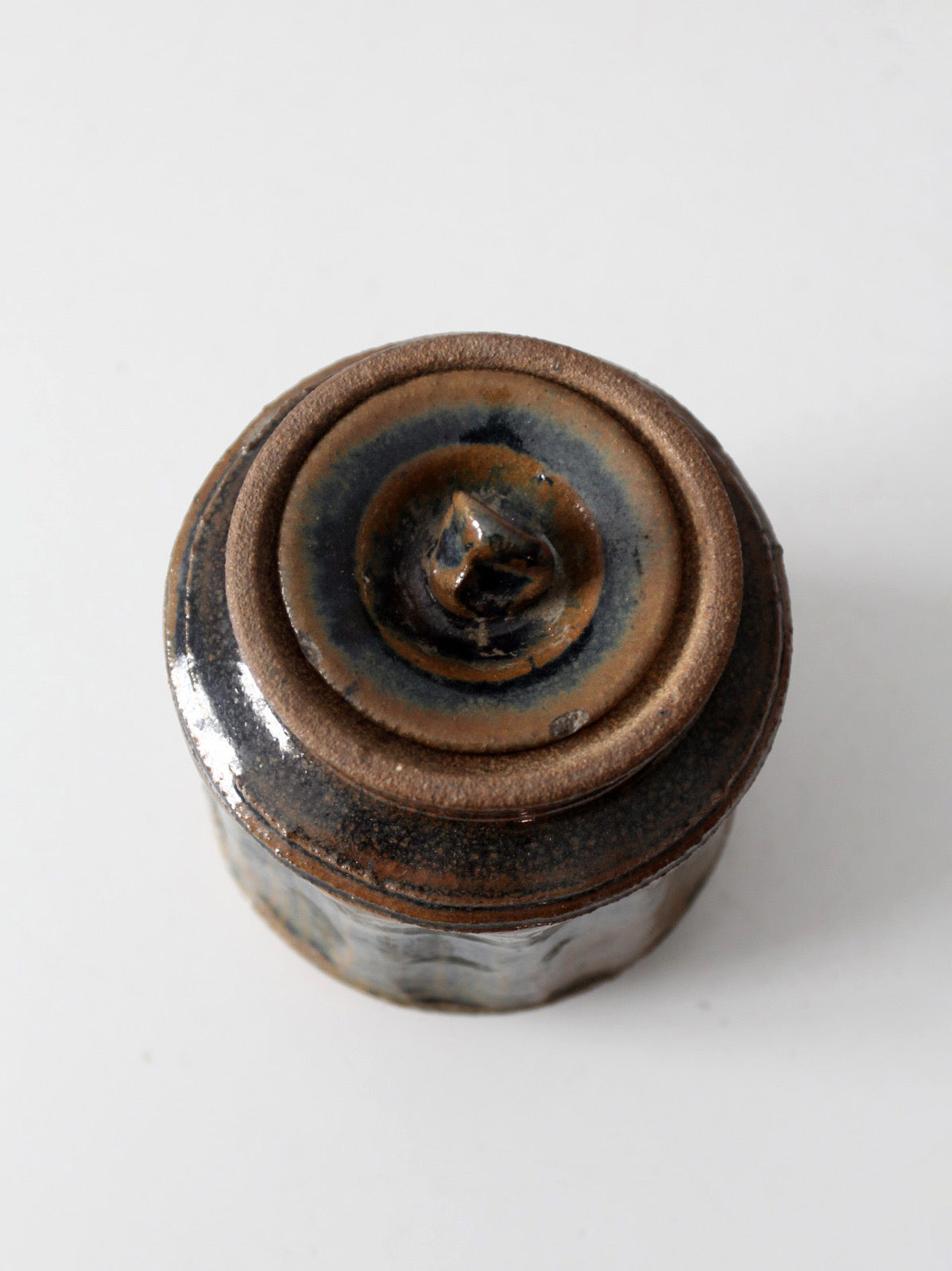 vintage studio pottery jar