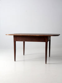 antique primitive wide two-board farm table