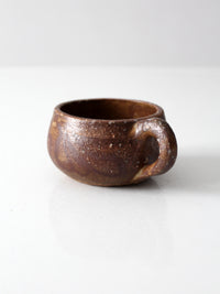 vintage studio pottery mug