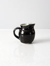 vintage studio pottery creamer pitcher