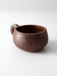 vintage studio pottery mug
