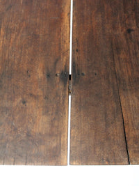 antique primitive wide two-board farm table