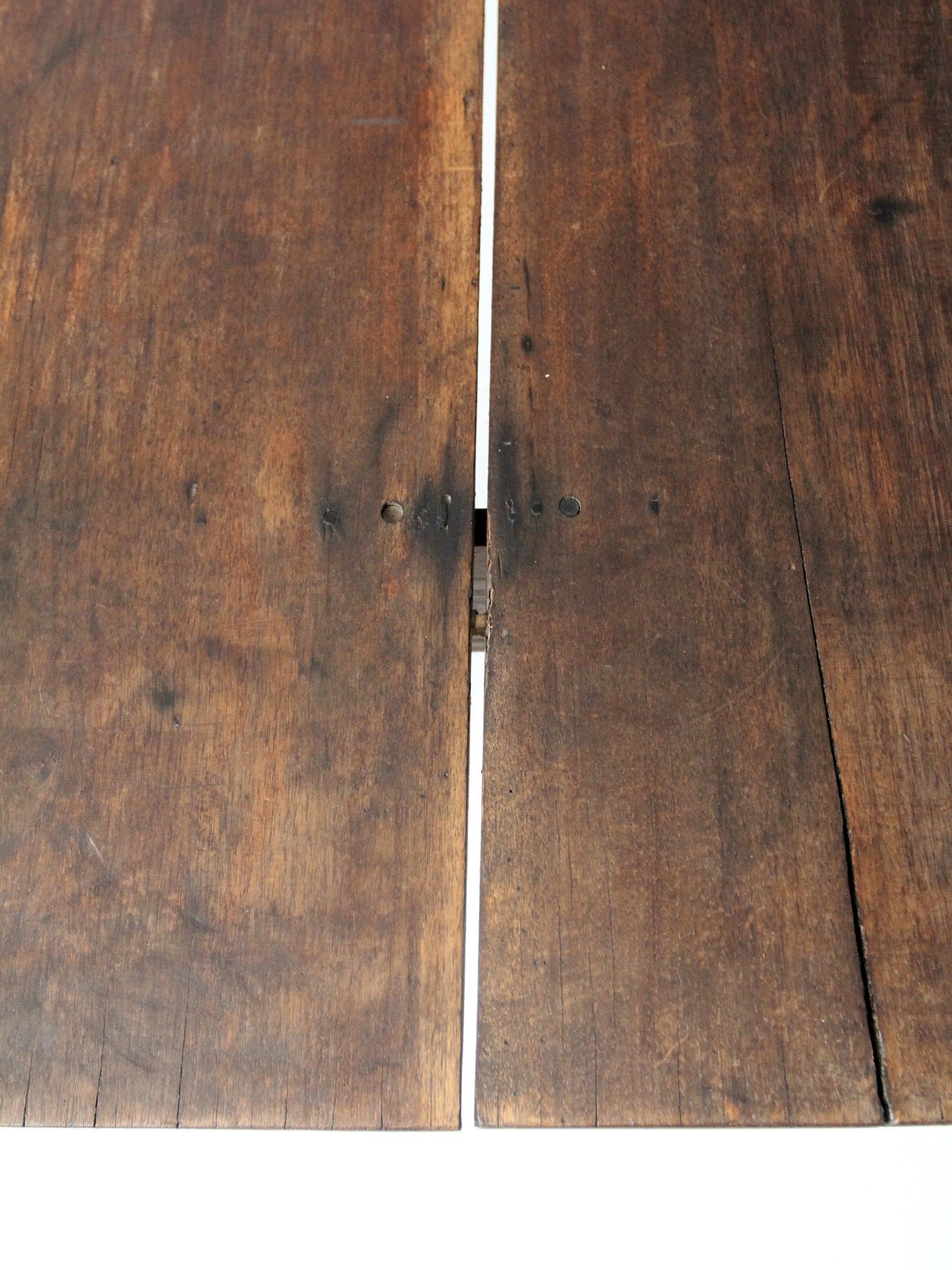 antique primitive wide two-board farm table