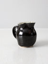 vintage studio pottery creamer pitcher