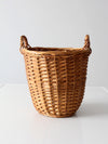 vintage wicker basket with handles