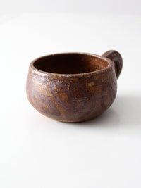 vintage studio pottery mug