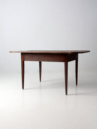 antique primitive wide two-board farm table