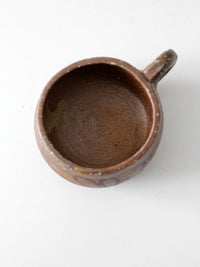 vintage studio pottery mug