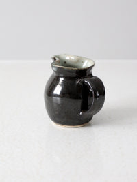 vintage studio pottery creamer pitcher