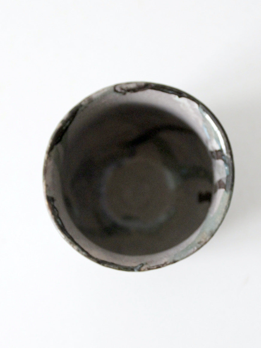 vintage studio pottery vase